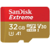 SanDisk Extreme 32GB Micro SD 100mbps Memory Card